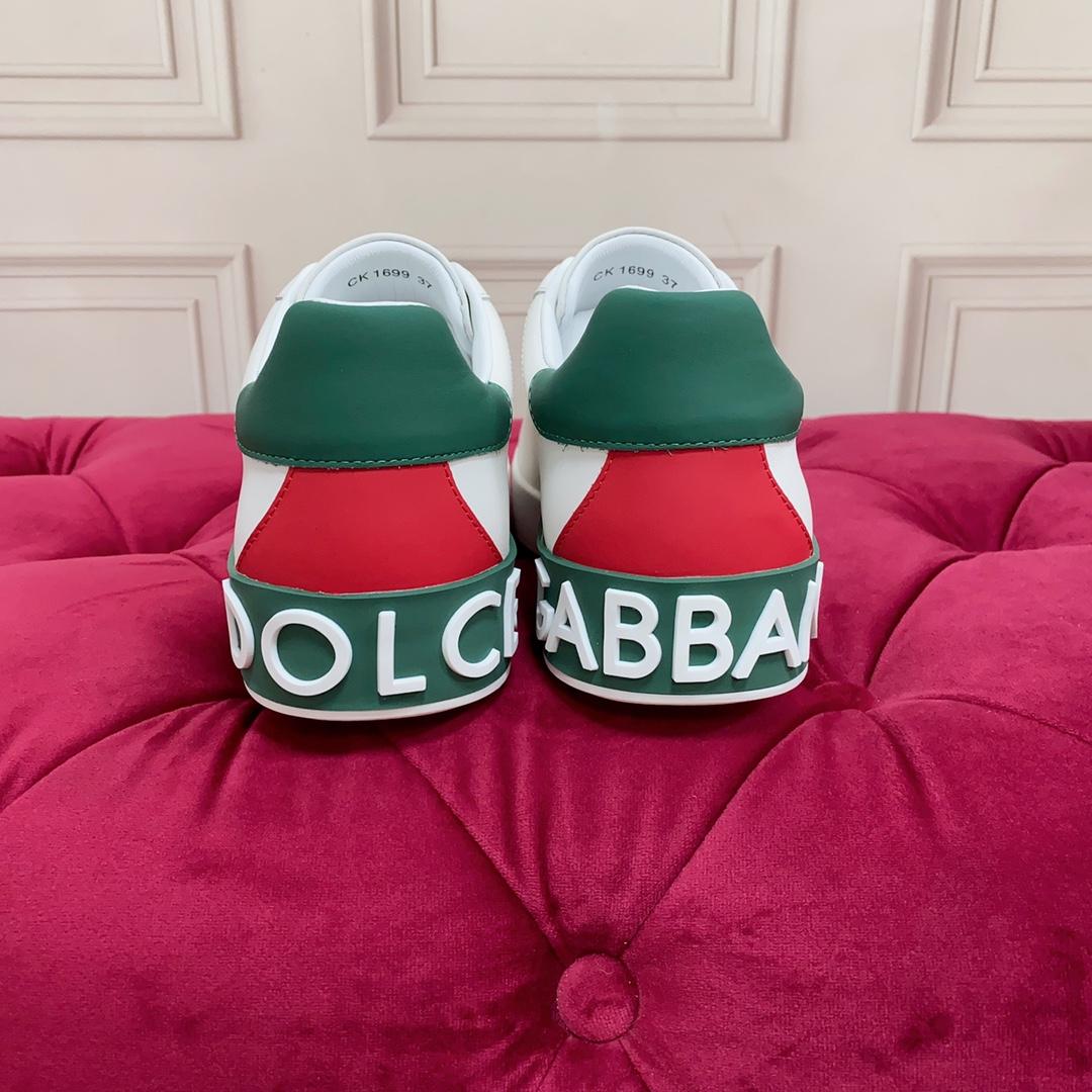 Dolce & Gabbana Calfskin Portofino Sneakers - DopestKickz