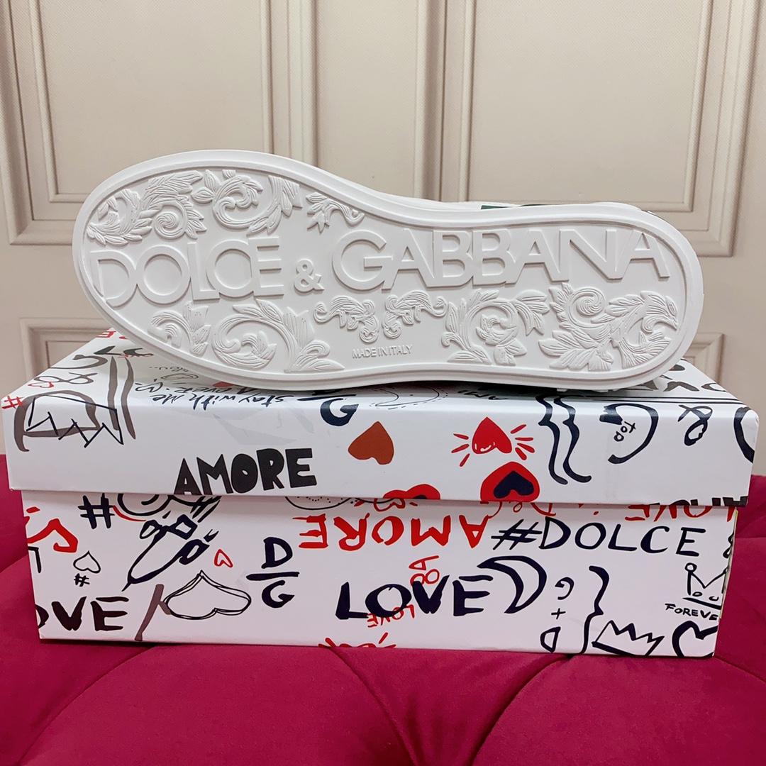 Dolce & Gabbana Calfskin Portofino Sneakers - DopestKickz