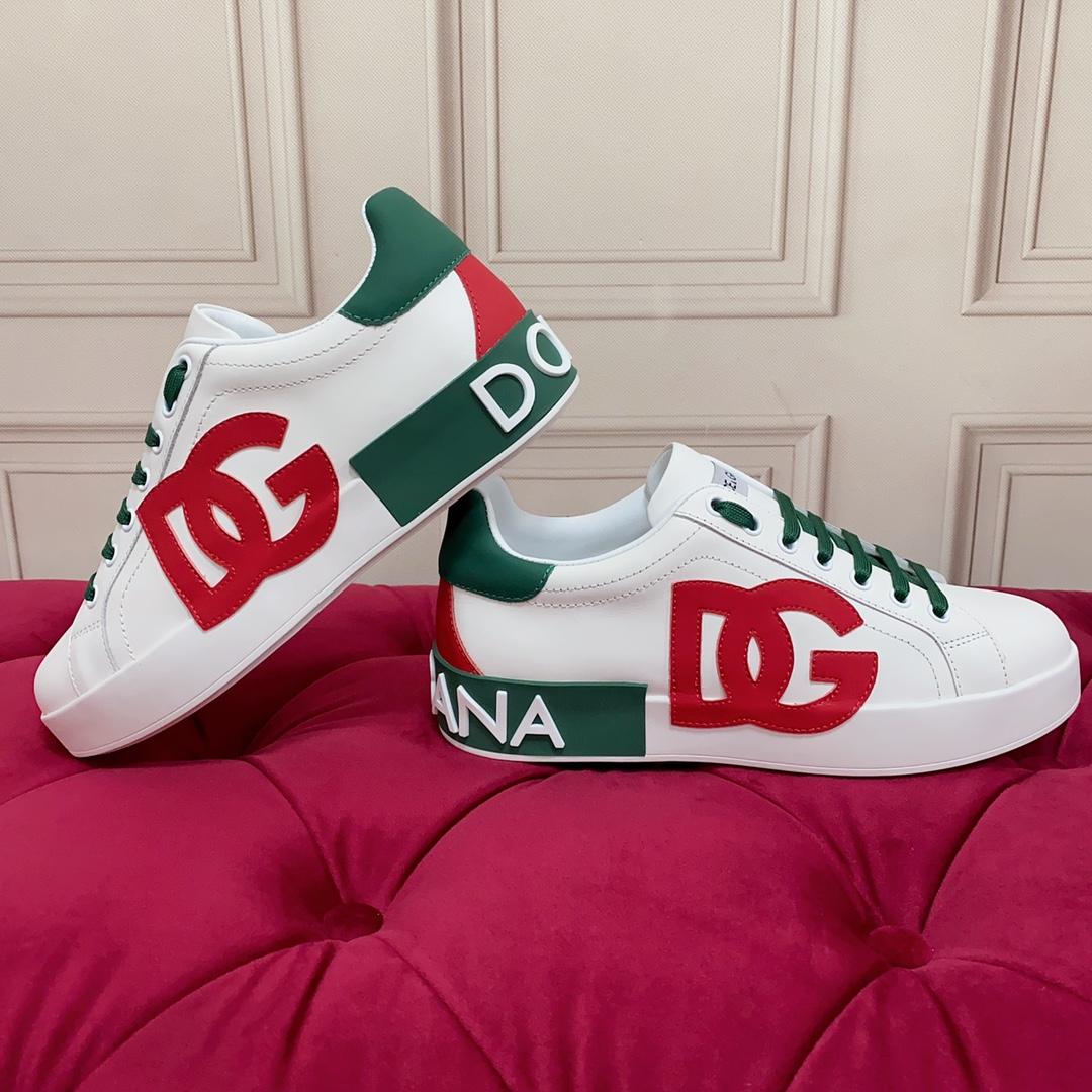 Dolce & Gabbana Calfskin Portofino Sneakers - DopestKickz