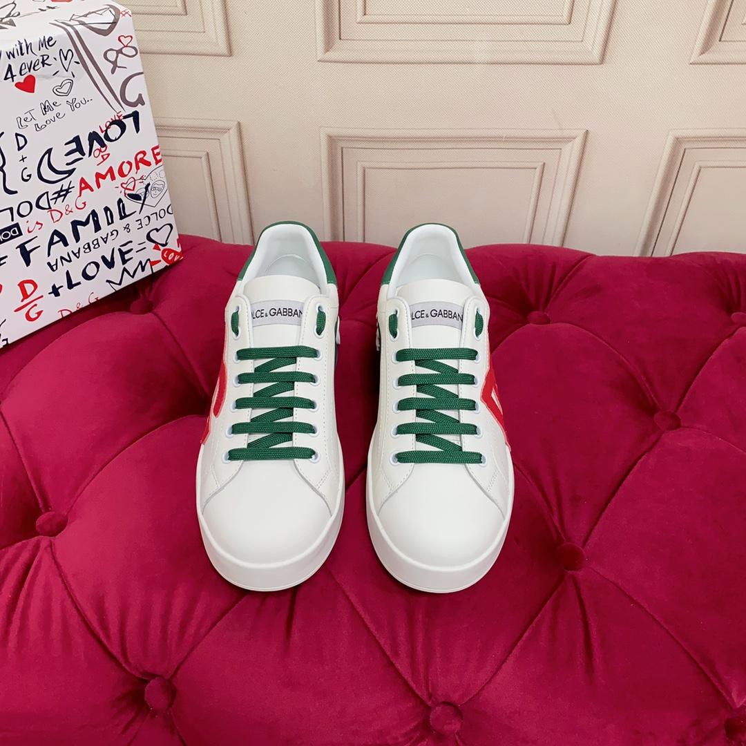 Dolce & Gabbana Calfskin Portofino Sneakers - DopestKickz