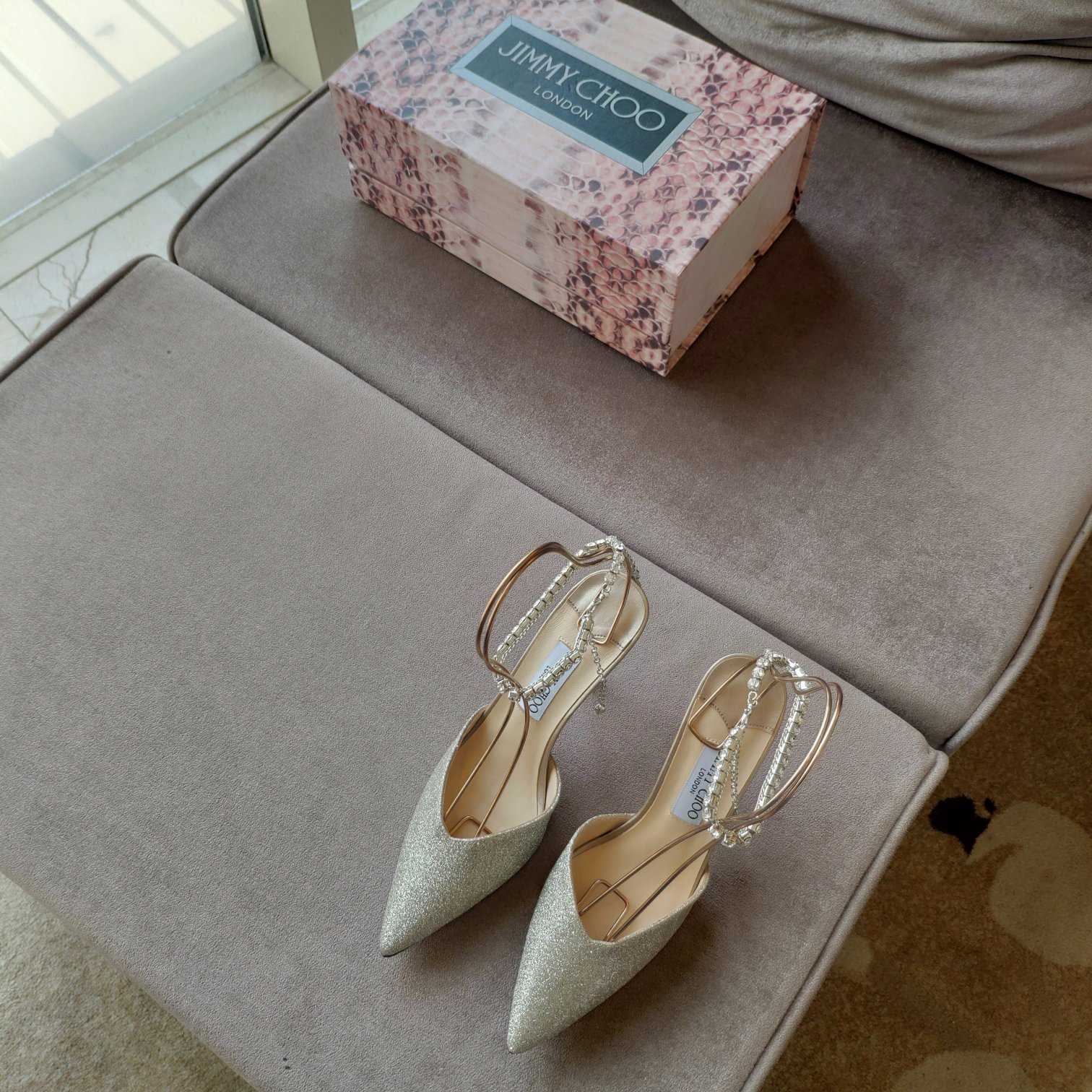 Jimmy Choo Saeda 100 - DopestKickz