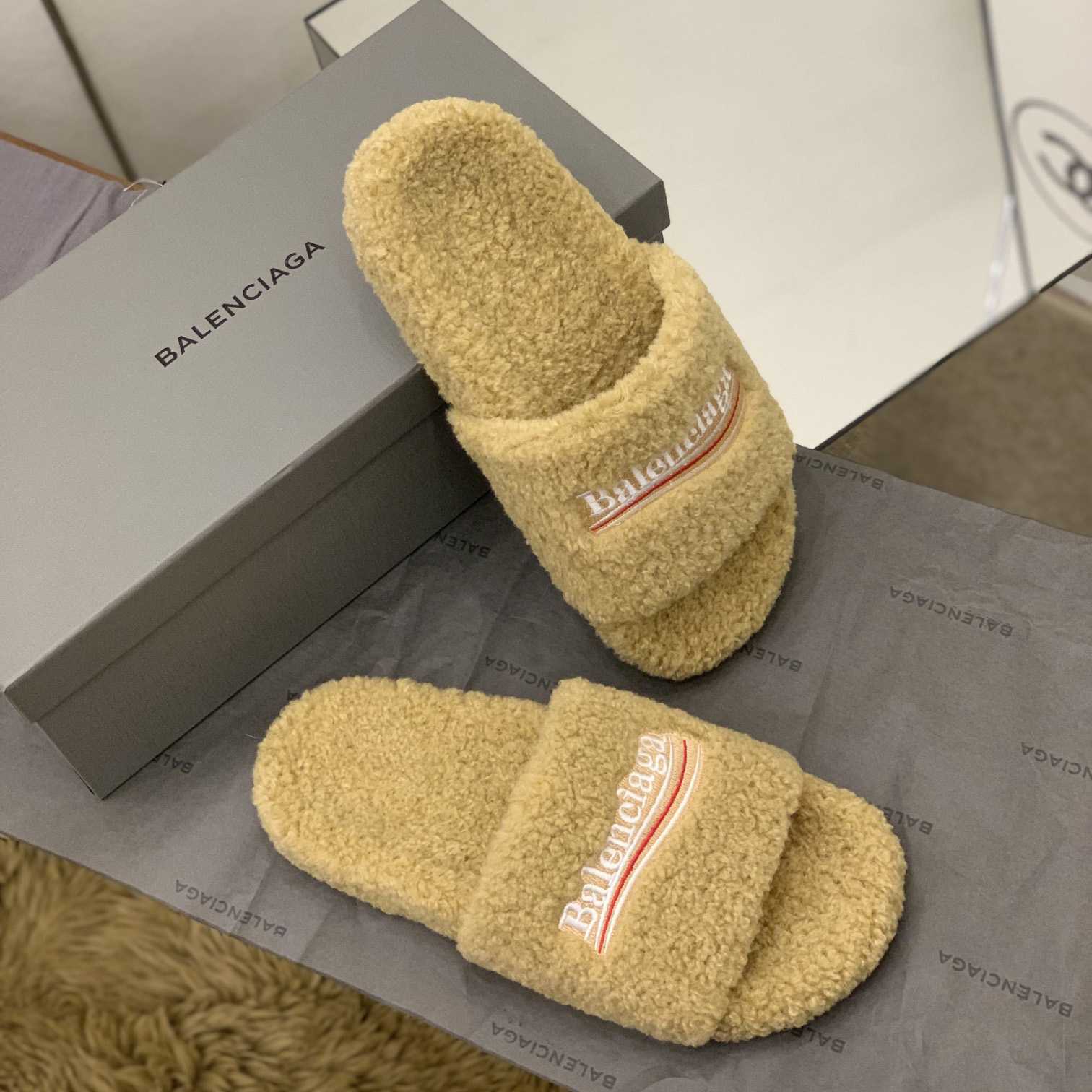 Balenciaga Terry Slide Sandal - DopestKickz