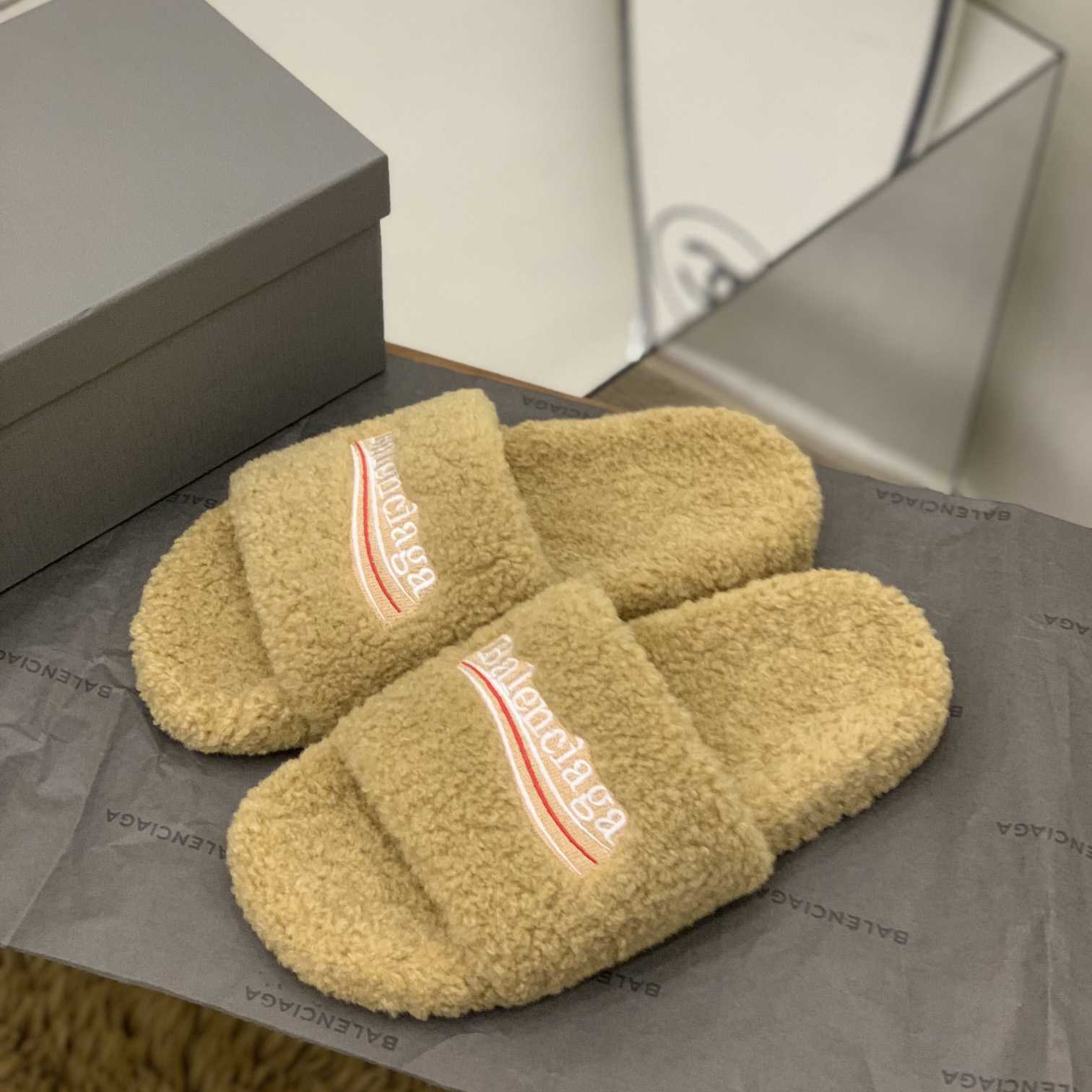 Balenciaga Terry Slide Sandal - DopestKickz