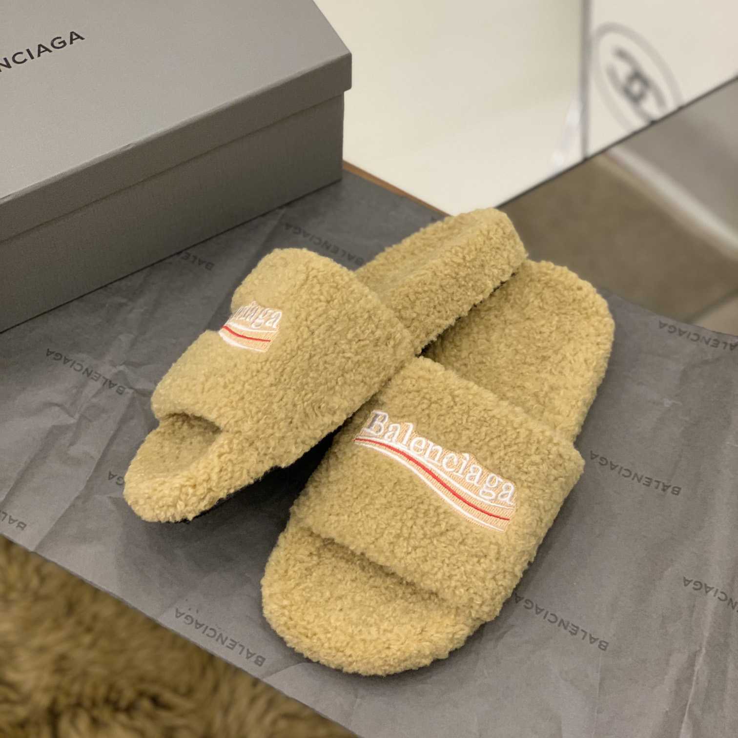 Balenciaga Terry Slide Sandal - DopestKickz