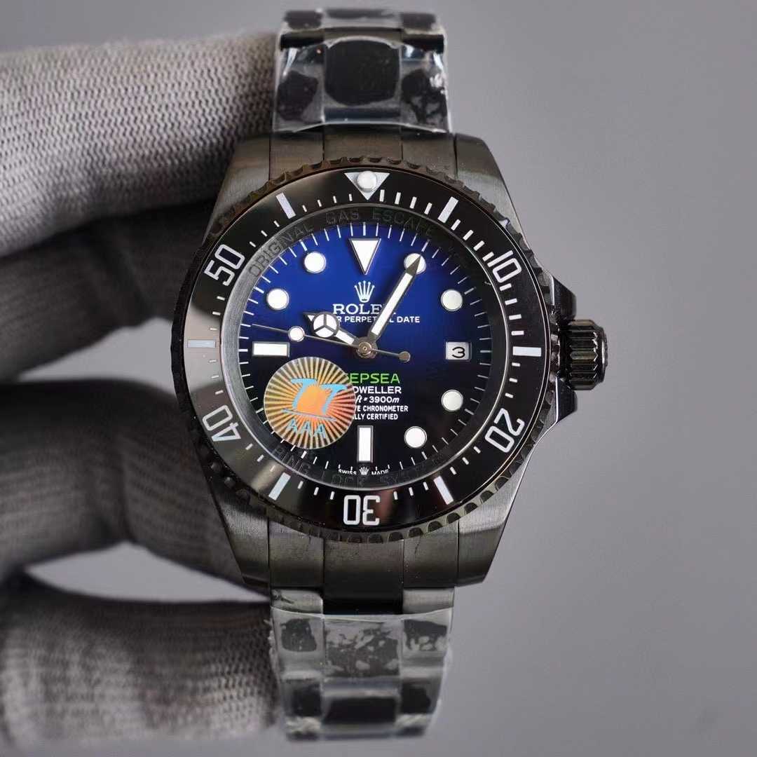 Rolex D-Blue Sea-Dweller Deepsea Black PVD 116660 - DopestKickz