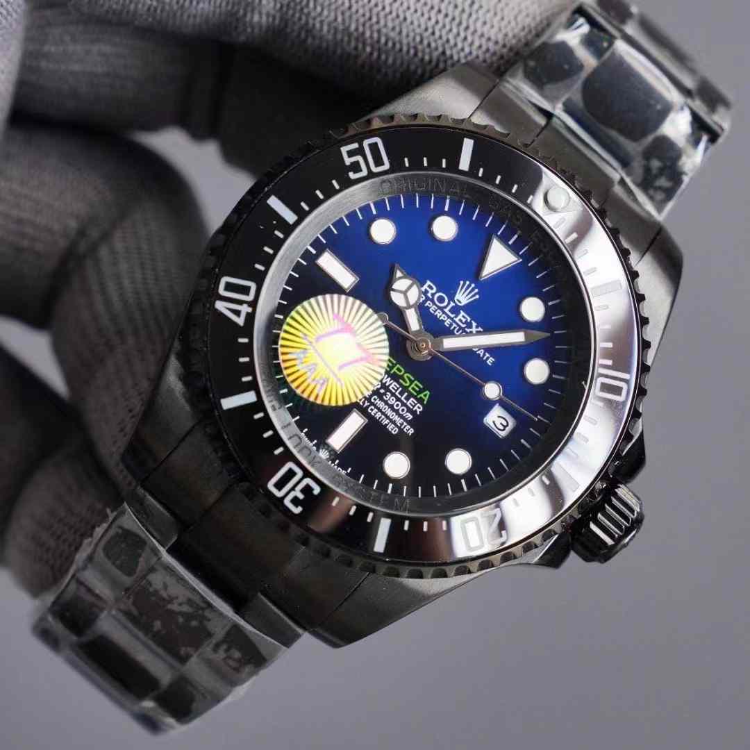 Rolex D-Blue Sea-Dweller Deepsea Black PVD 116660 - DopestKickz