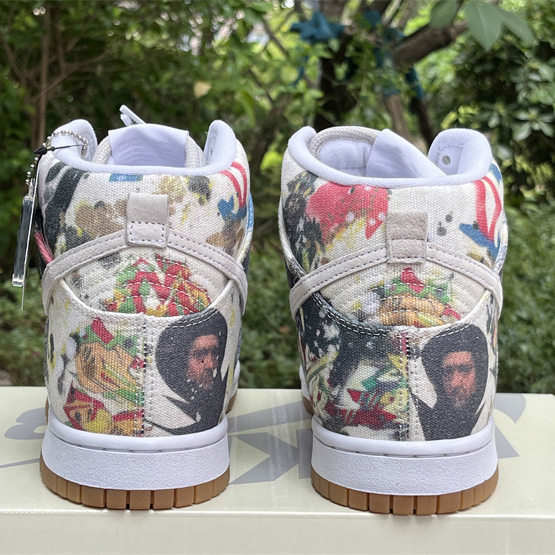 Supreme x Nike SB Dunk High “Rammellzee” Sneakers      FD8779-100 - DopestKickz