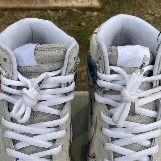 Supreme x Nike SB Dunk High “Rammellzee” Sneakers      FD8779-100 - DopestKickz