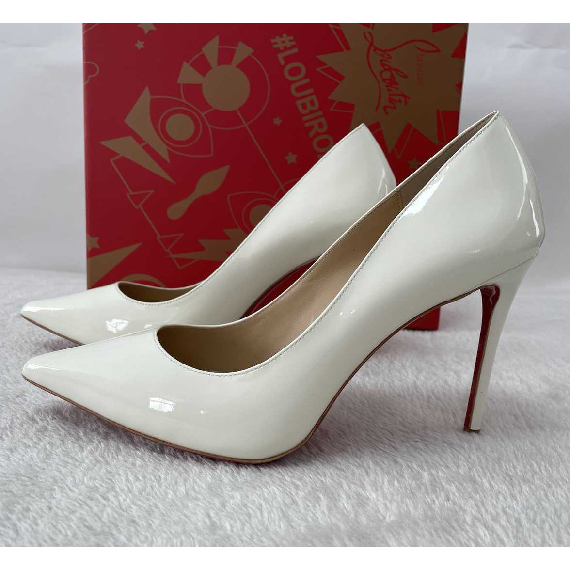 Christian Louboutin Leather Heel   10cm - DopestKickz