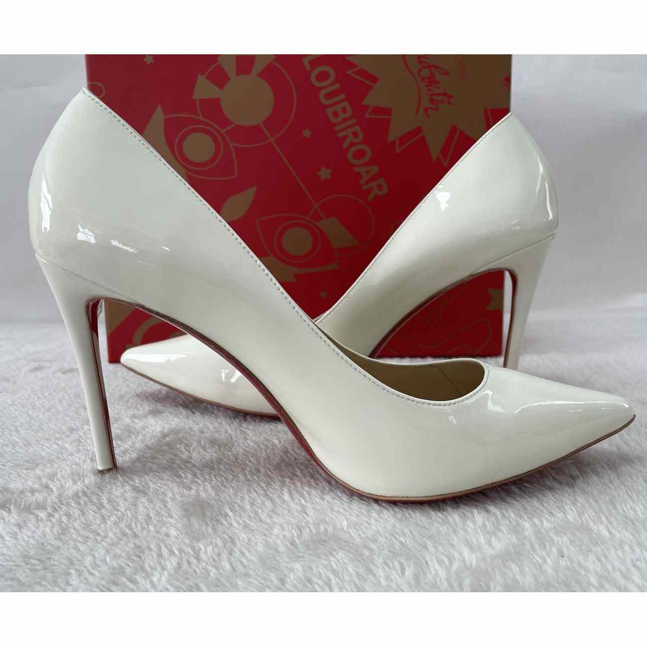 Christian Louboutin Leather Heel   10cm - DopestKickz