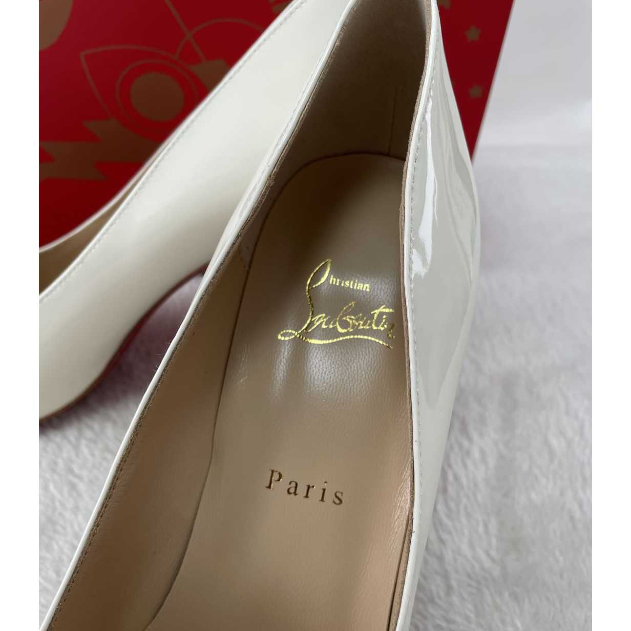 Christian Louboutin Leather Heel   10cm - DopestKickz