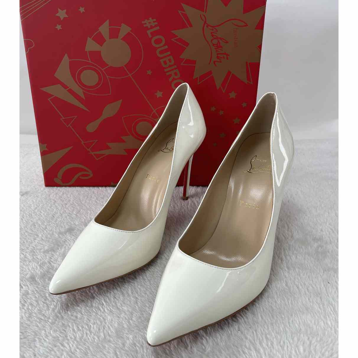 Christian Louboutin Leather Heel   10cm - DopestKickz