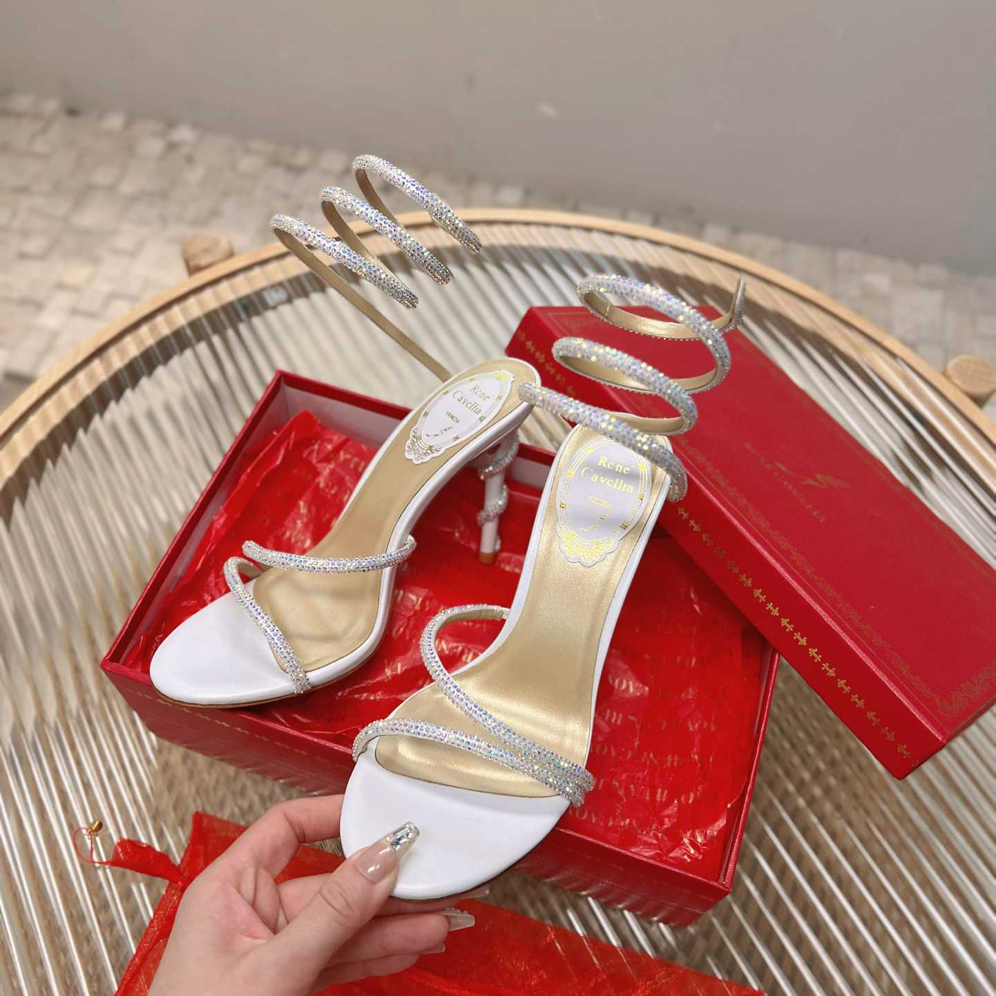 Rene Caovilla Cleo High-heel Sandals - DopestKickz