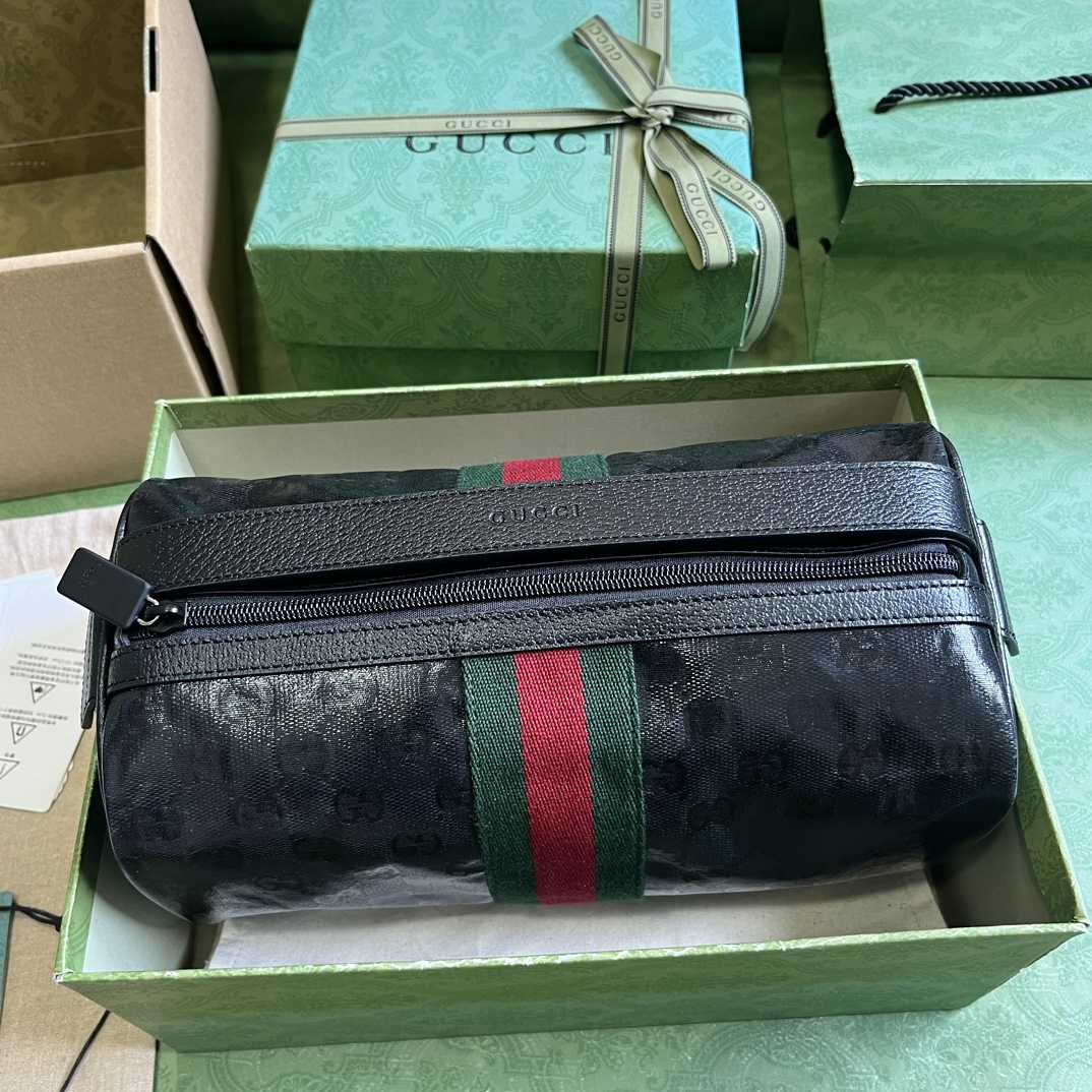 Gucci Toiletry Case With Web (25.5x 13x 13cm) - DopestKickz