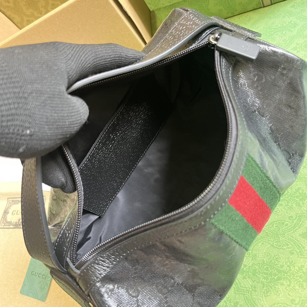 Gucci Toiletry Case With Web (25.5x 13x 13cm) - DopestKickz