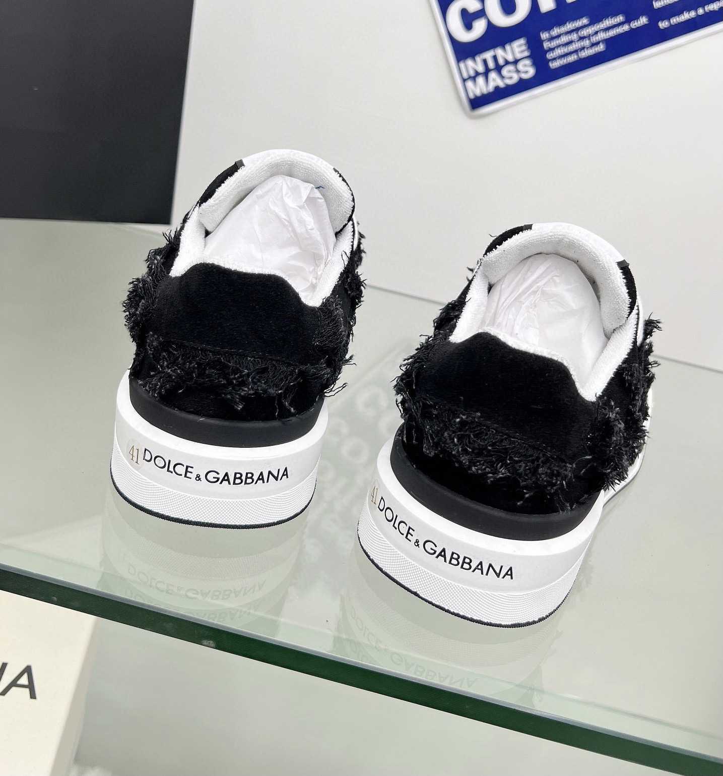 Dolce & Gabbana Denim New Roma Sneakers - DopestKickz