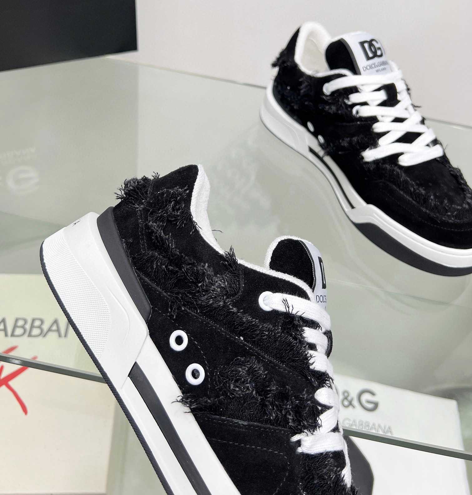 Dolce & Gabbana Denim New Roma Sneakers - DopestKickz