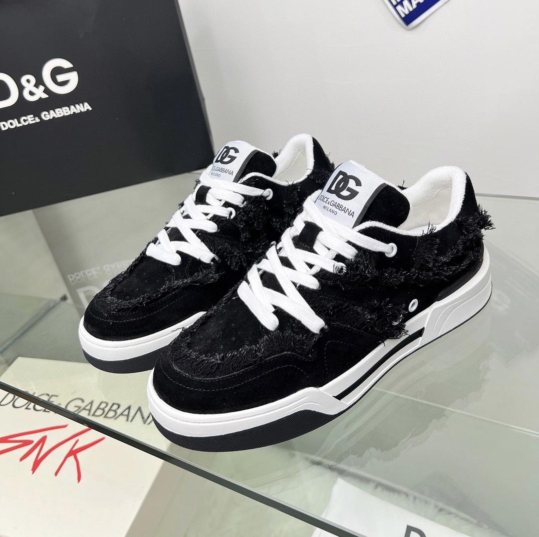 Dolce & Gabbana Denim New Roma Sneakers - DopestKickz