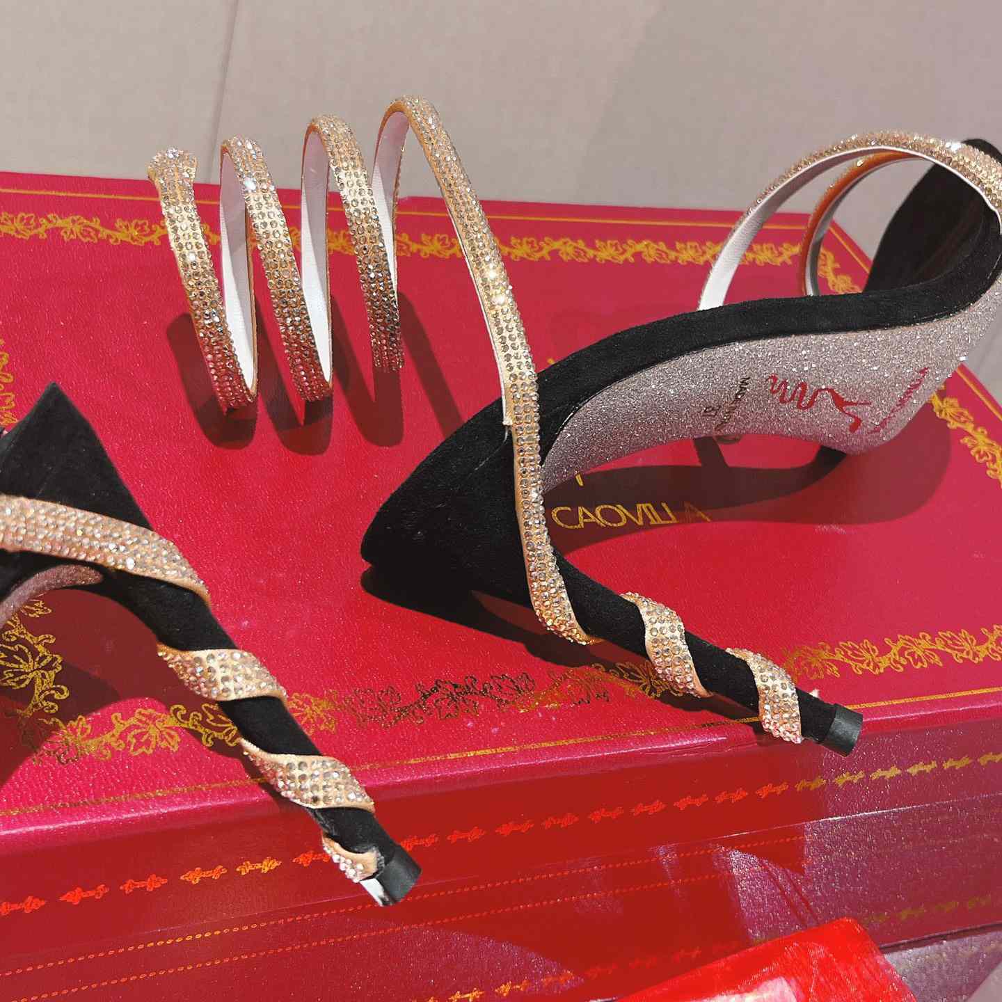 Rene Caovilla Snake Sandal - DopestKickz