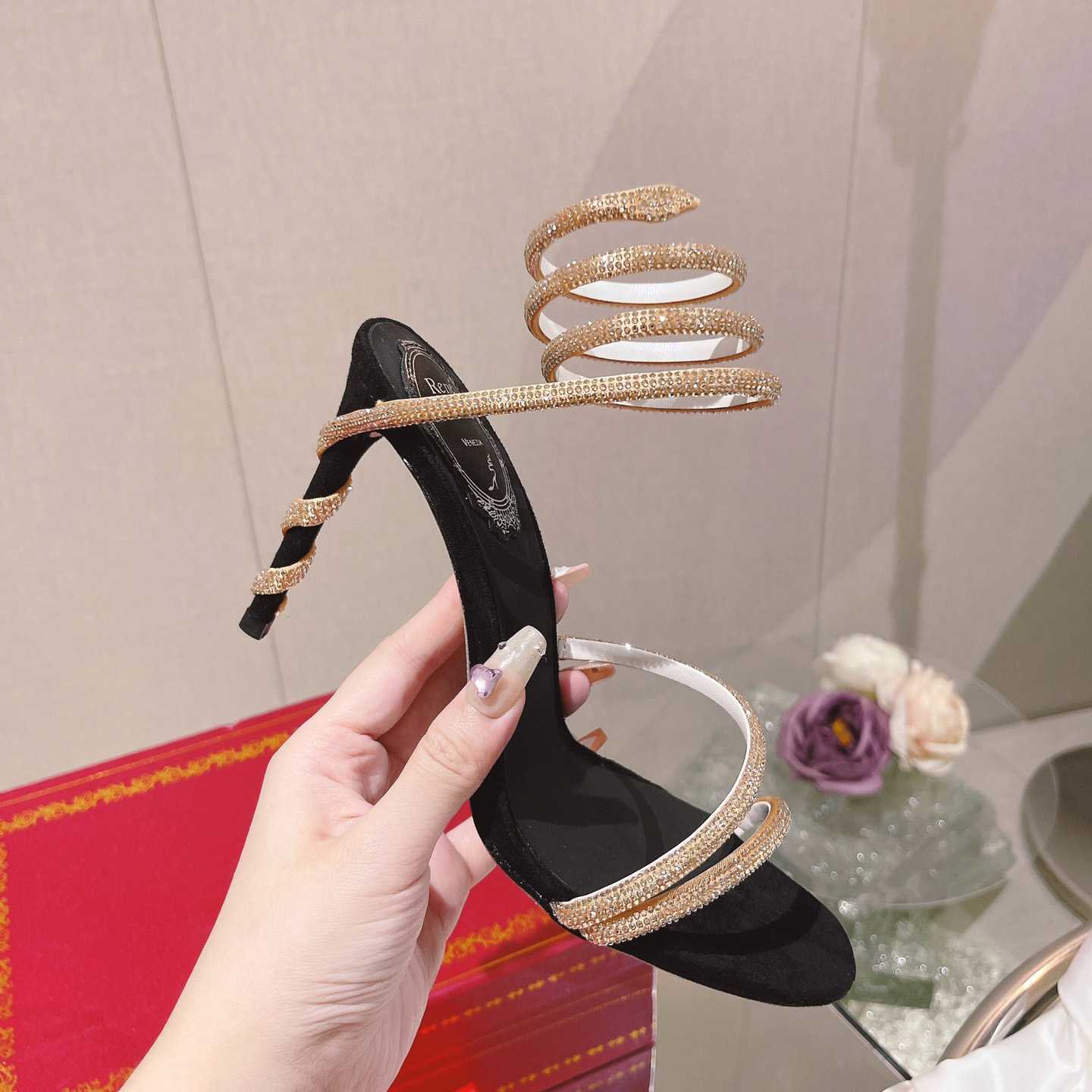 Rene Caovilla Snake Sandal - DopestKickz