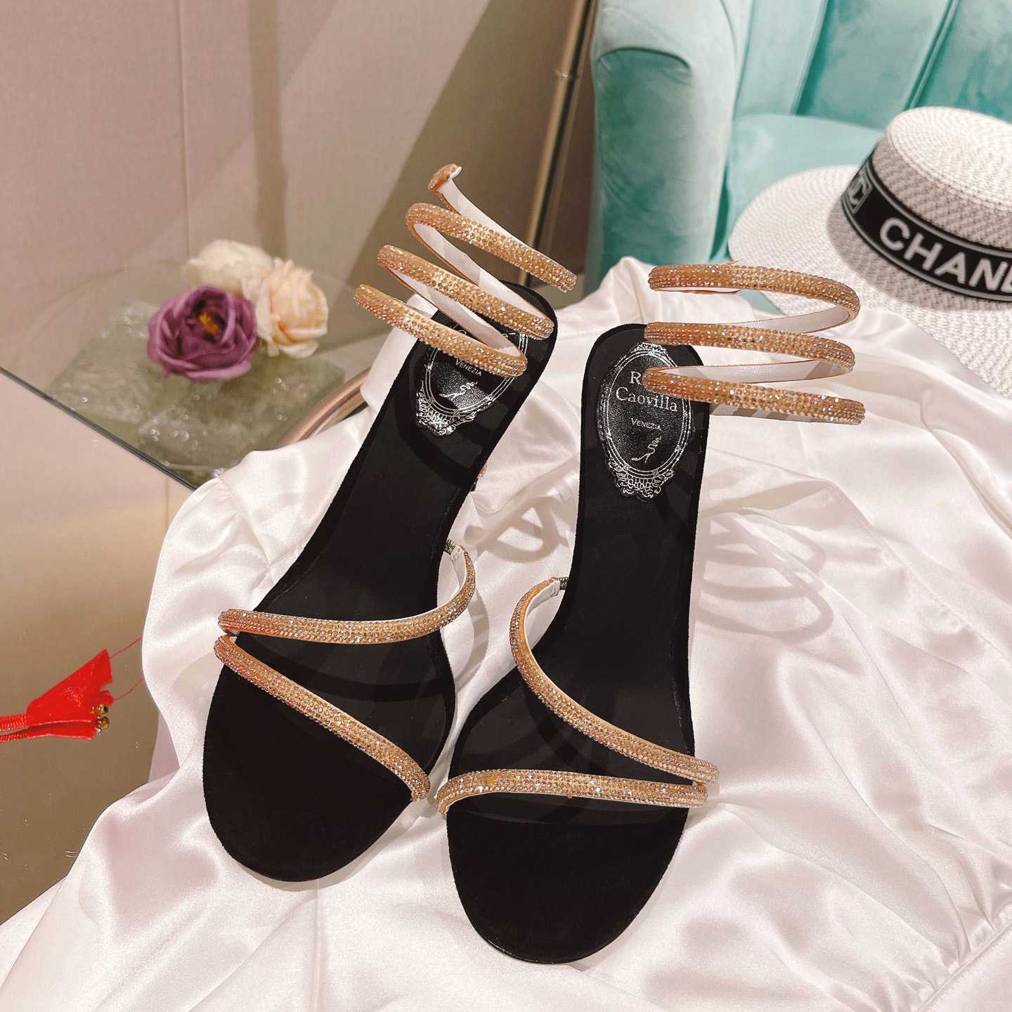 Rene Caovilla Snake Sandal - DopestKickz