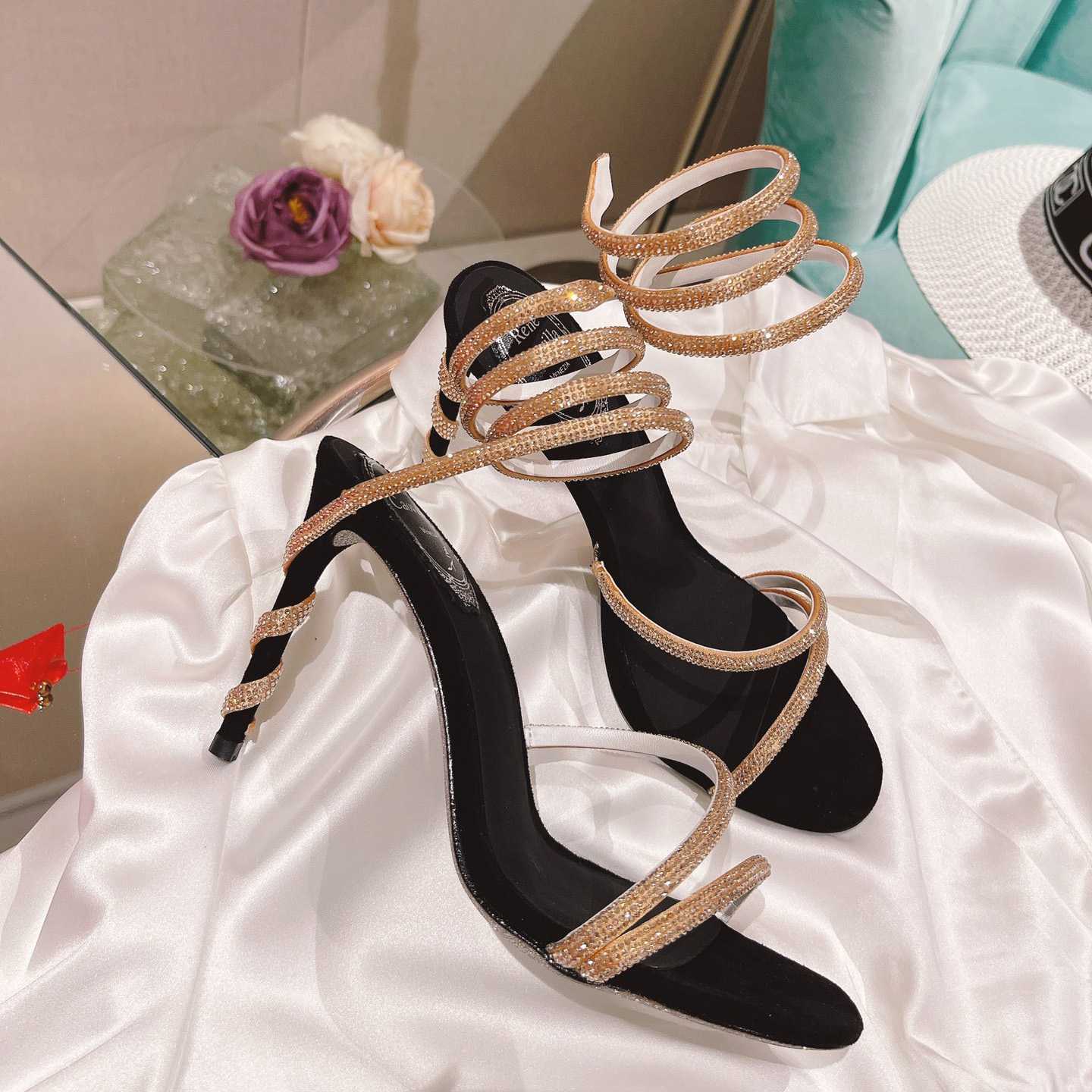 Rene Caovilla Snake Sandal - DopestKickz