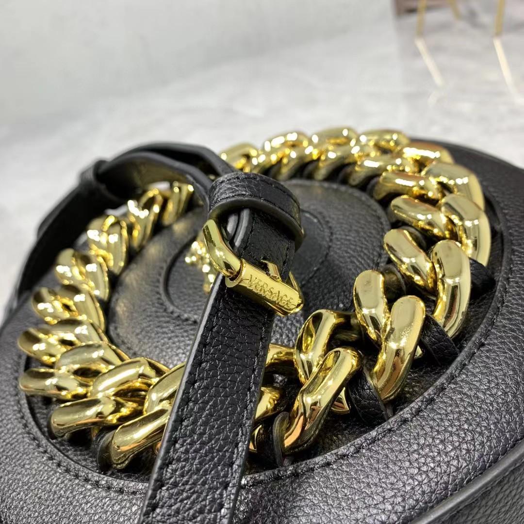  Versace Women's Red Nappa Leather Medusa Evening Bag  (19-19-5cm) - DopestKickz