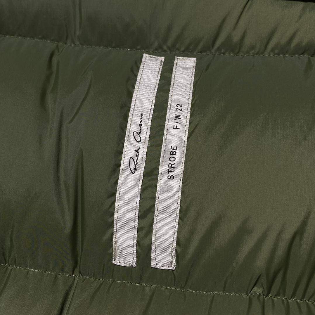 Rick Owens Short Down Jacket - DopestKickz