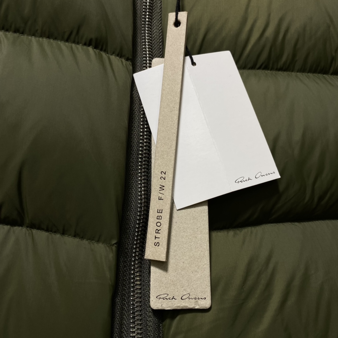 Rick Owens Short Down Jacket - DopestKickz