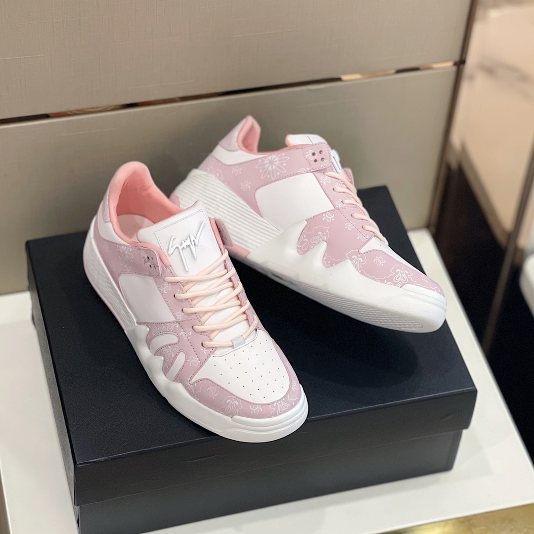 Giuseppe Zanotti Talon Paisley-print Sneakers - DopestKickz