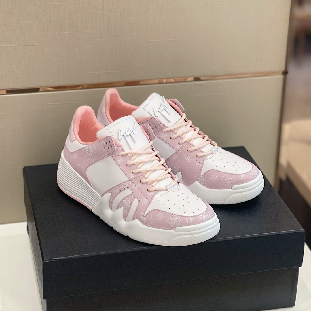 Giuseppe Zanotti Talon Paisley-print Sneakers - DopestKickz