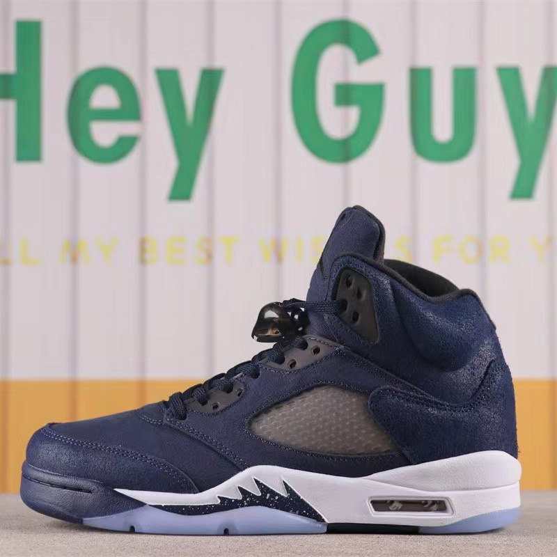 Air Jordan 5 “Midnight Navy”  Sneakers      FD6812-400 - DopestKickz