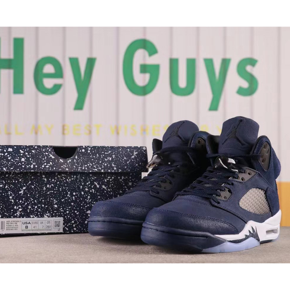 Air Jordan 5 “Midnight Navy”  Sneakers      FD6812-400 - DopestKickz