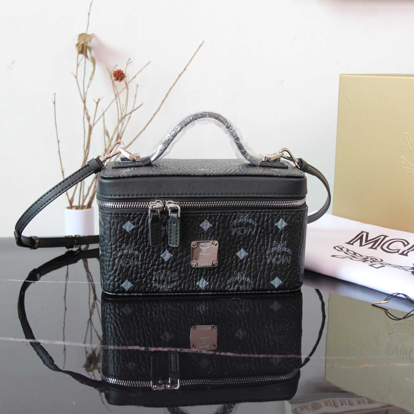 MCM Rockstar Viesto Vanity Tote Bag (11*20*10cm) - DopestKickz