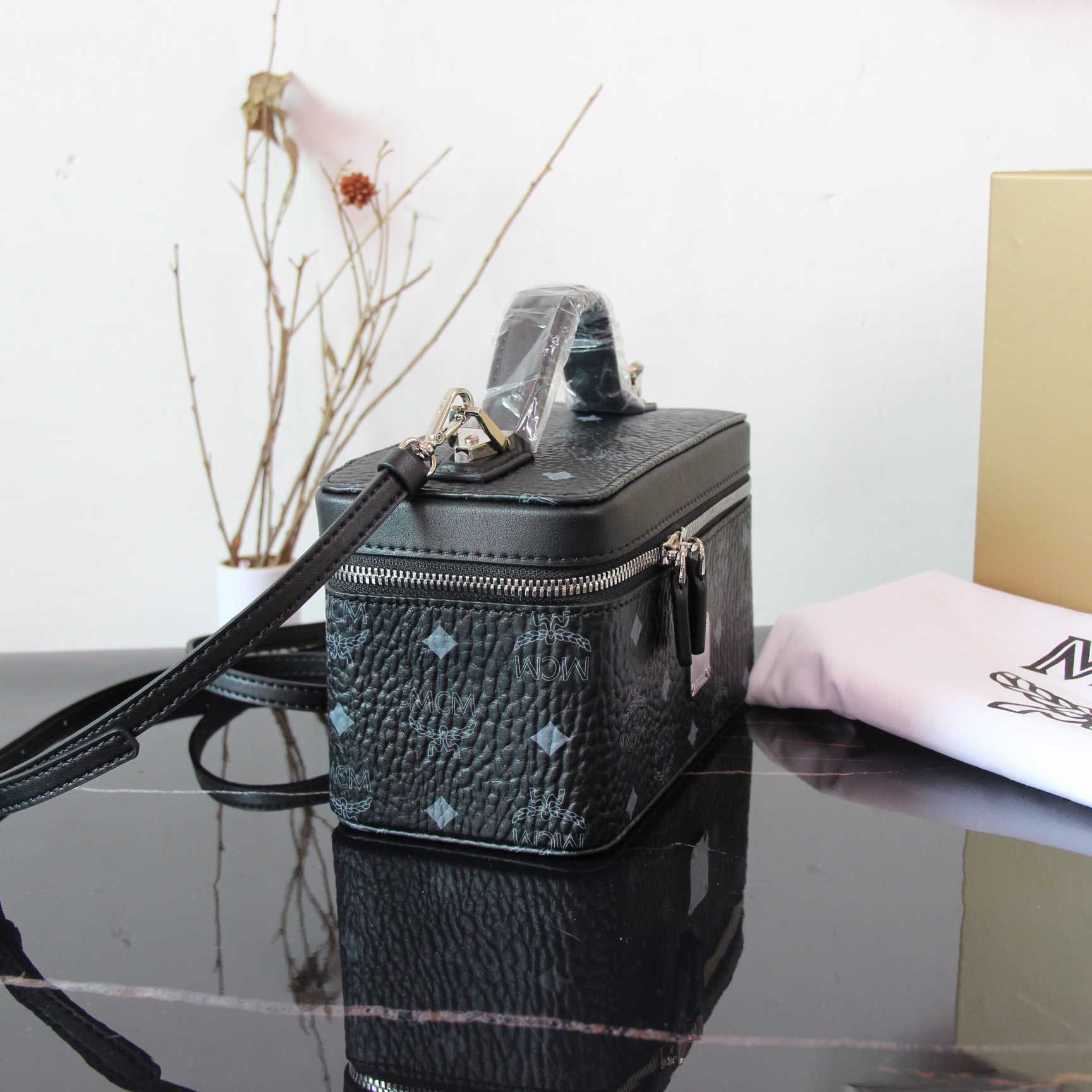 MCM Rockstar Viesto Vanity Tote Bag (11*20*10cm) - DopestKickz