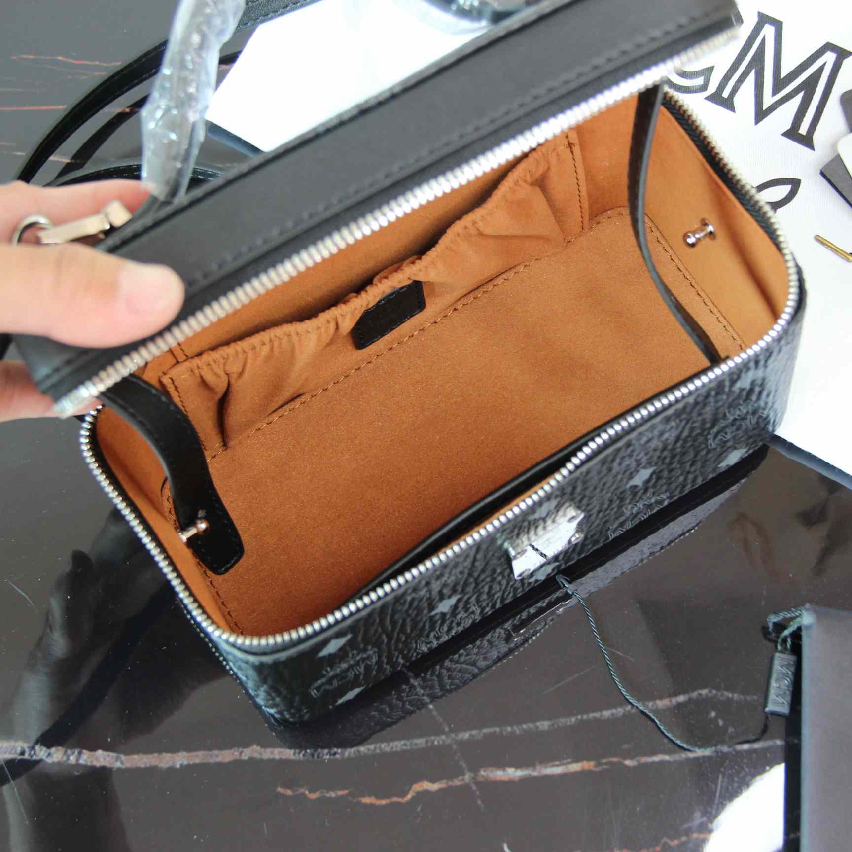 MCM Rockstar Viesto Vanity Tote Bag (11*20*10cm) - DopestKickz