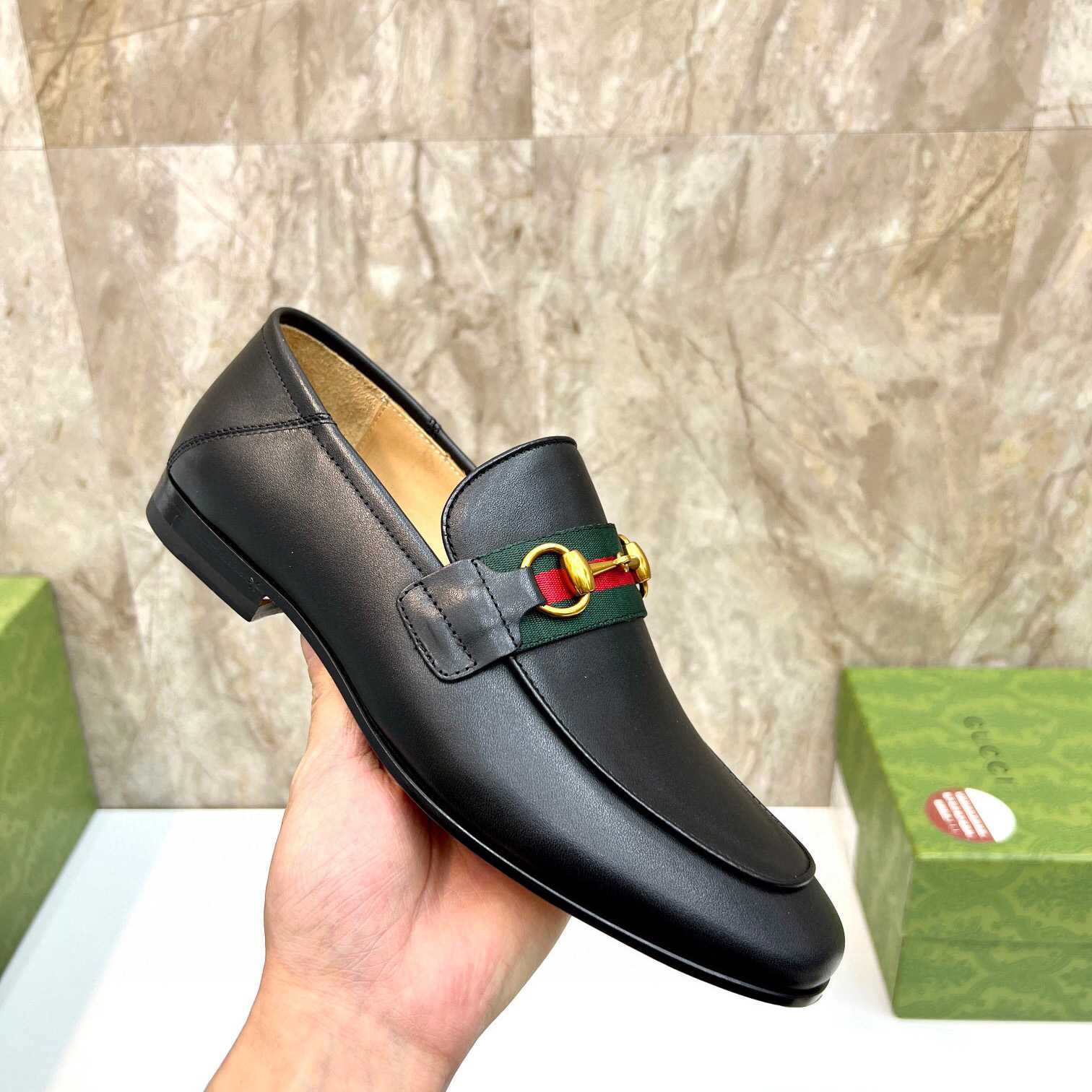 Gucci Loafer With Web  (Upon Uk Size) - DopestKickz