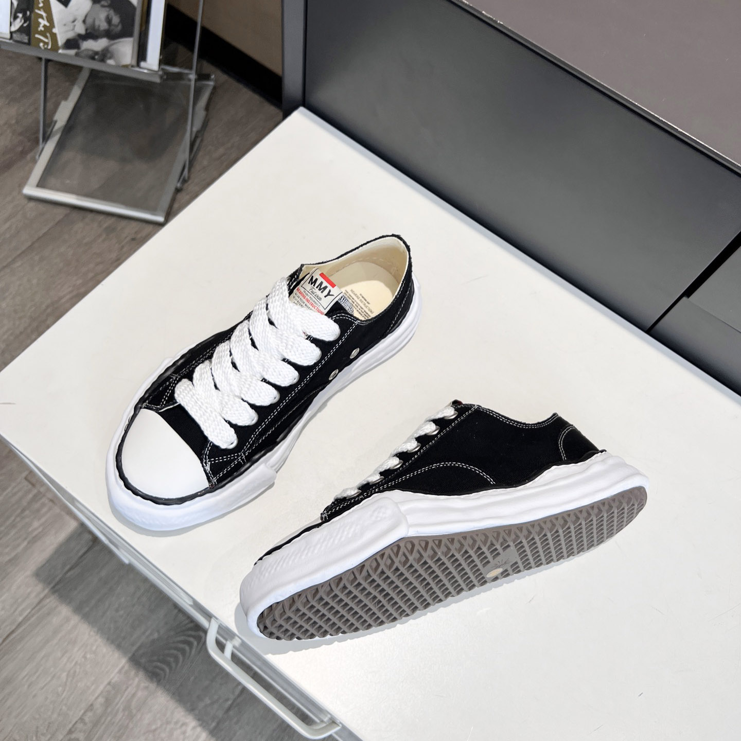 Maison Mihara Yasuhiro Hank OG Sole Canvas Low Sneaker - DopestKickz