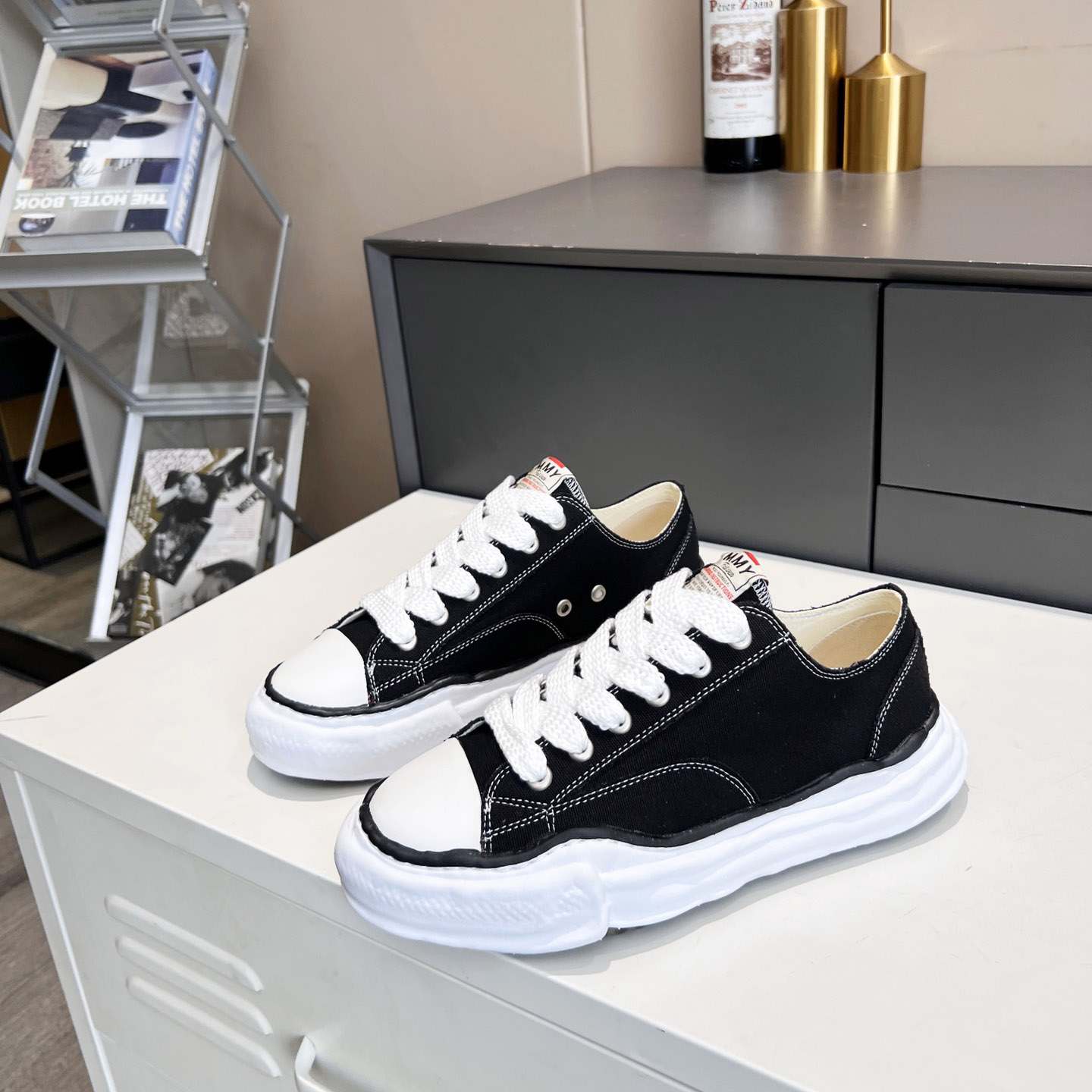 Maison Mihara Yasuhiro Hank OG Sole Canvas Low Sneaker - DopestKickz