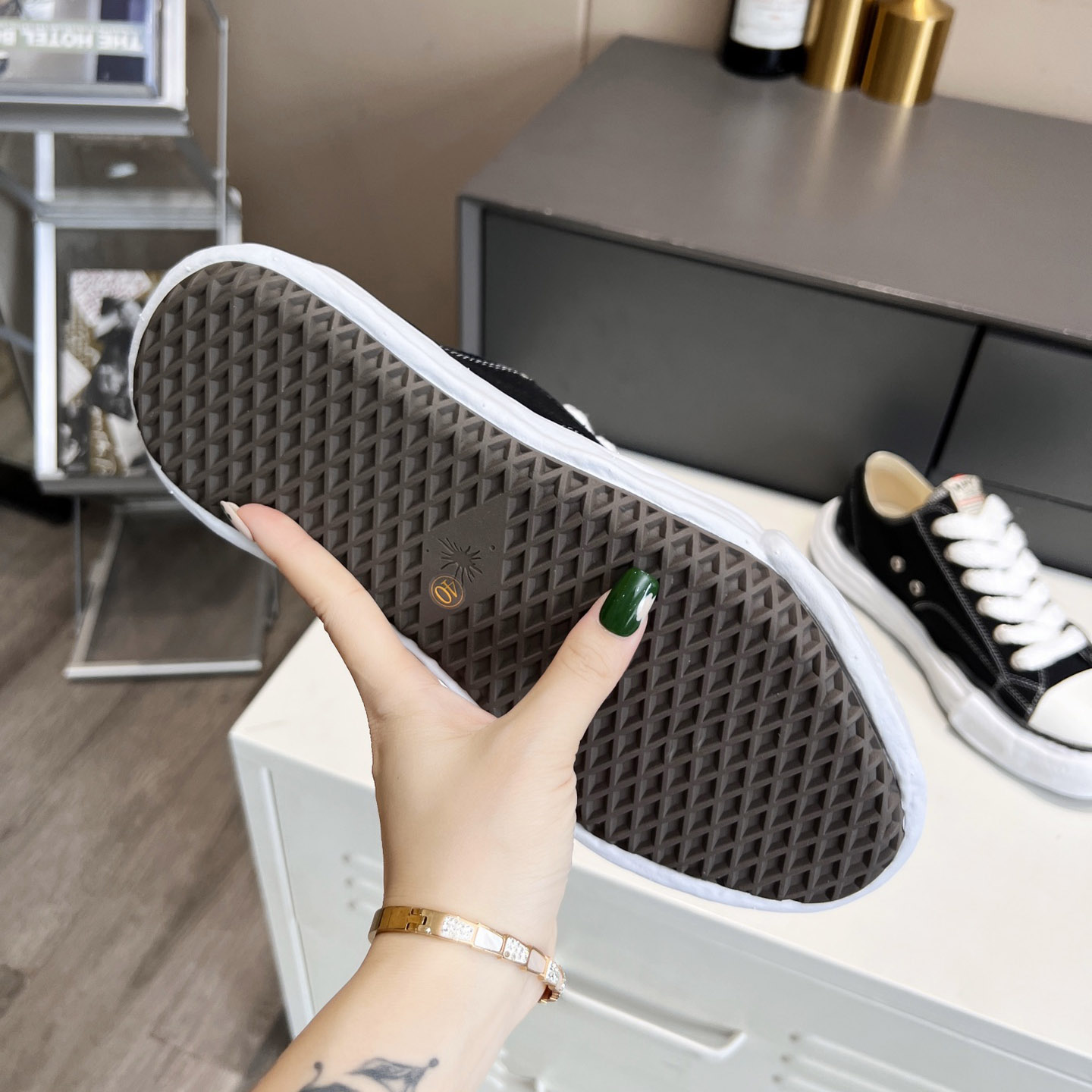 Maison Mihara Yasuhiro Hank OG Sole Canvas Low Sneaker - DopestKickz