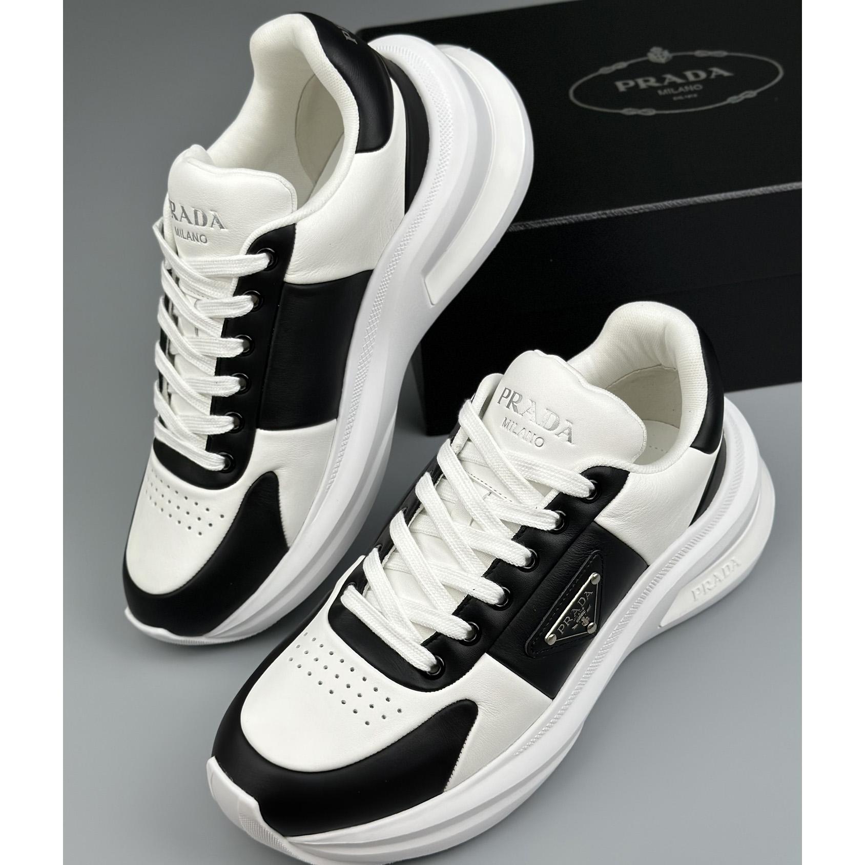 Prada Leather Sneakers(upon uk size) - DopestKickz
