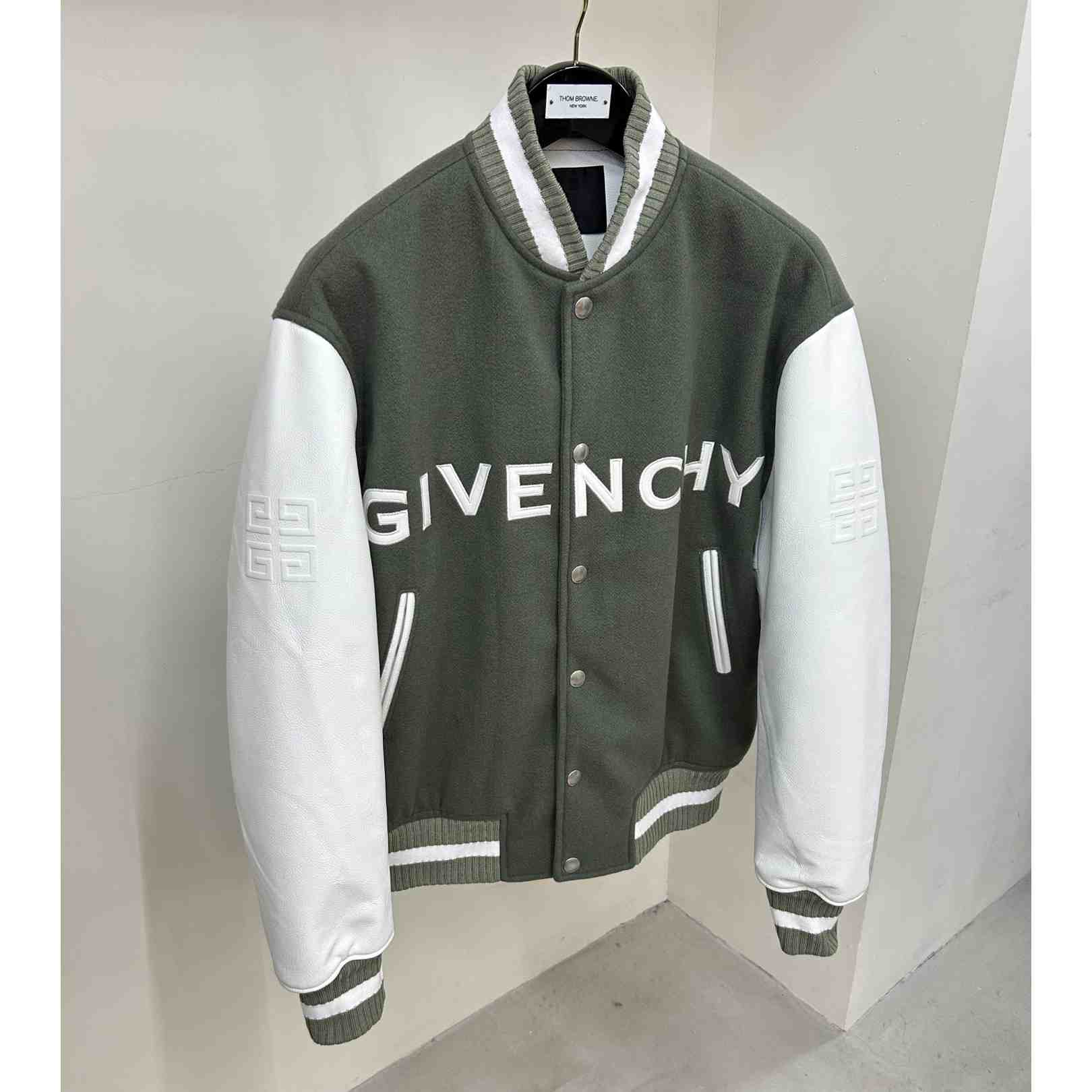 Givenchy Varsity Jacket In Wool And Leather - DopestKickz