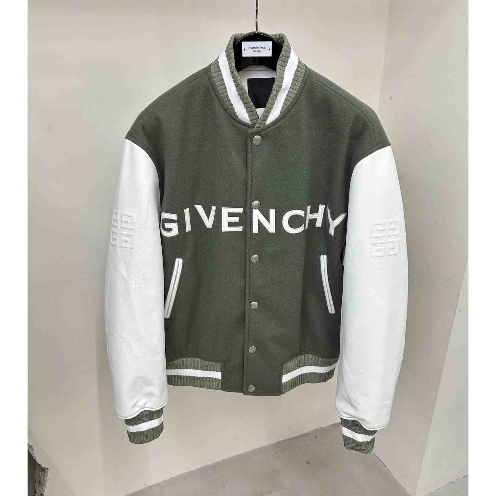 Givenchy Varsity Jacket In Wool And Leather - DopestKickz