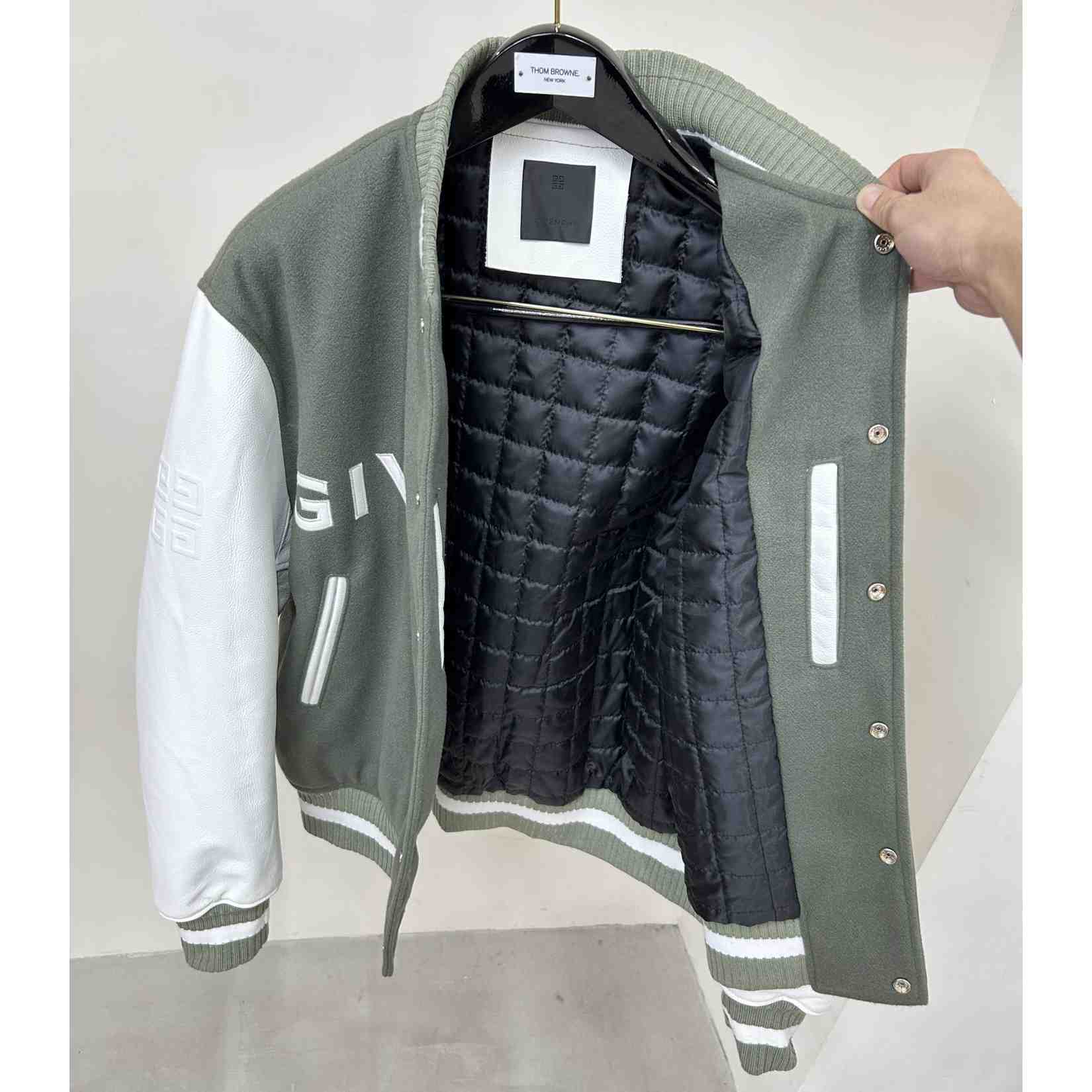 Givenchy Varsity Jacket In Wool And Leather - DopestKickz