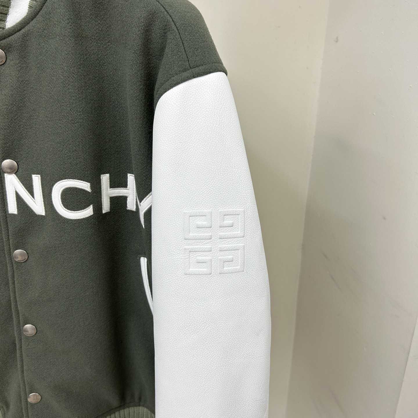 Givenchy Varsity Jacket In Wool And Leather - DopestKickz