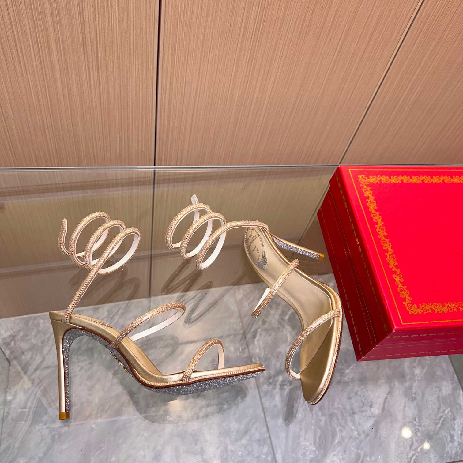 Rene Caovilla Cleo High-heel Sandals - DopestKickz