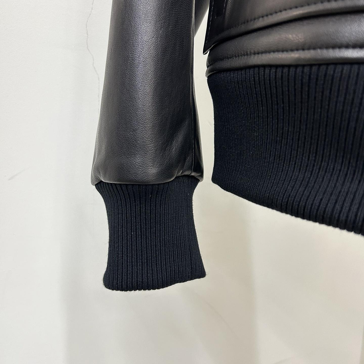 Burberry Leather Jacket   - DopestKickz