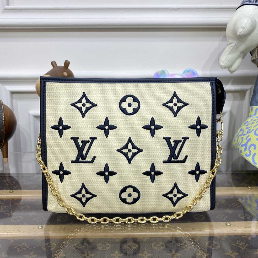 Louis Vuitton Toiletry Pouch On Chain  (25 x 20 x 5.5cm)M82521 - DopestKickz