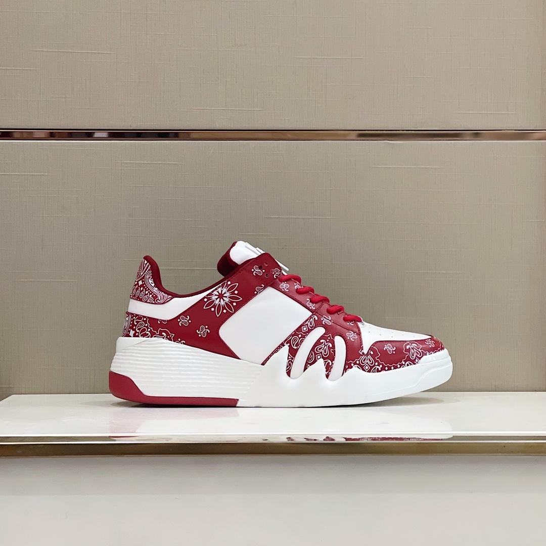 Giuseppe Zanotti Talon Paisley-print Sneakers - DopestKickz