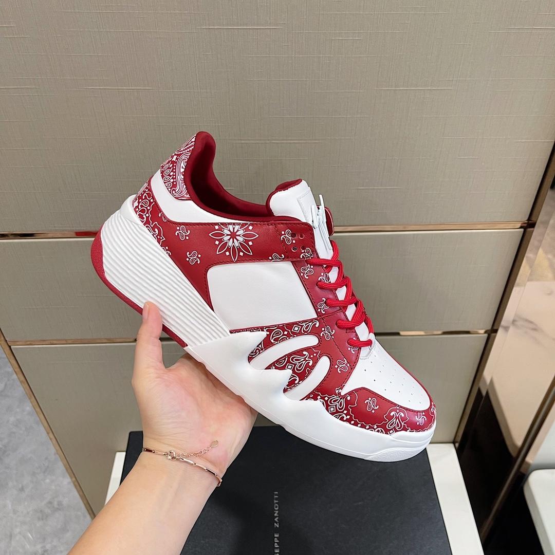 Giuseppe Zanotti Talon Paisley-print Sneakers - DopestKickz